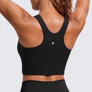 NWT! CRZ Yoga Butterluxe Racerback Longline Sports Bra